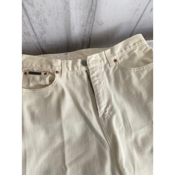 Calvin Klein Women's Jeans Skinny High Rise Winter White Size 14 - Picture 2 of 9